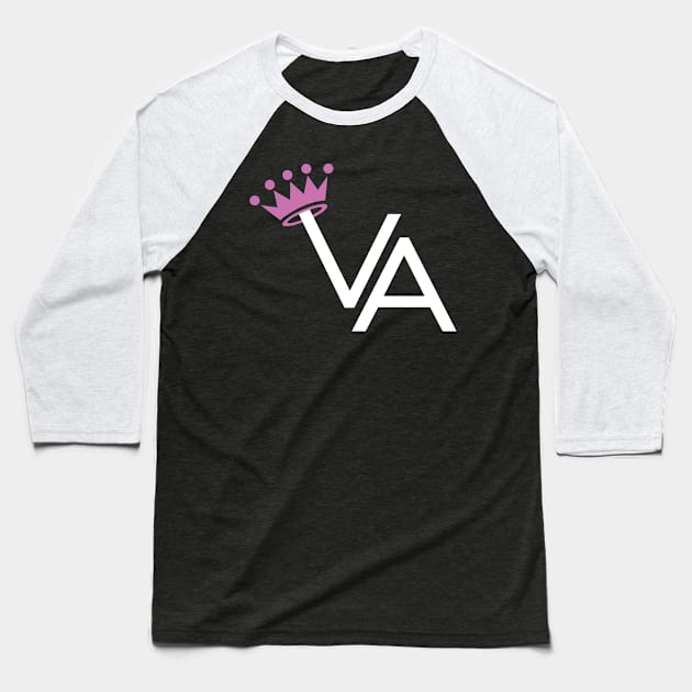 Queen of Virginia VA by AiReal Apparel Baseball T-Shirt by airealapparel